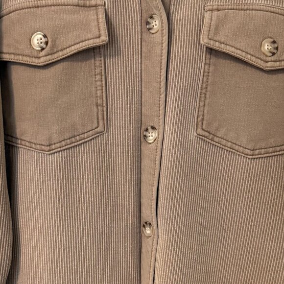 (SOLD) ALTAR'D STATE Women's Oversized Copper Shacket Size Medium Like New - Picture 3 of 8